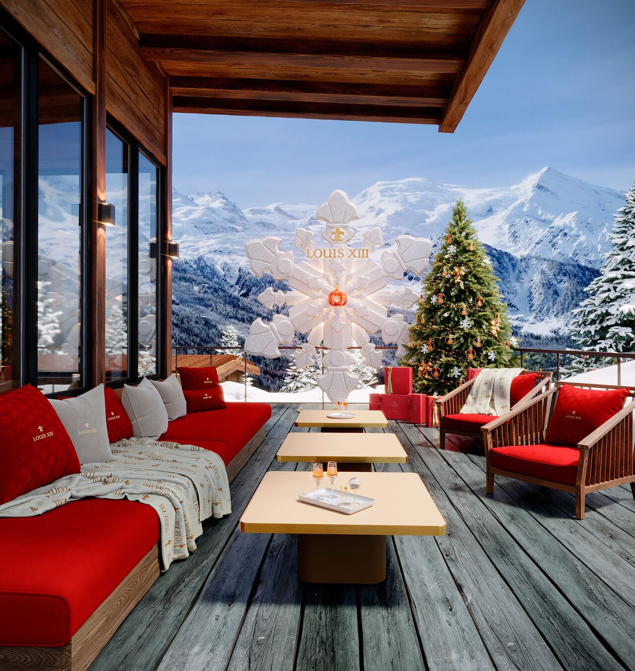 LOUIS XIII lance des pop-ups hivernaux dans des destinations de prestige